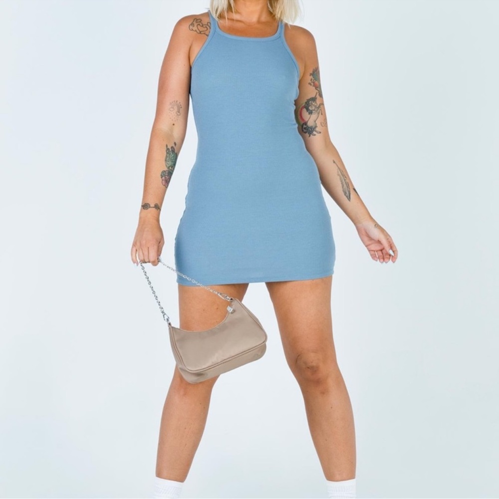 Princess Polly KIERA mini dress in blue